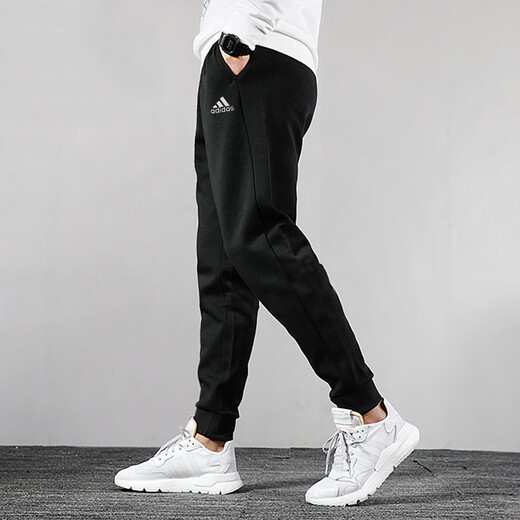 
Adidas men's pants autumn new trousers windproof trousers knitted casual basketball sports pants EB5270 GK9226// thin model 120-135Jin[Jin equals 0.5 kg] S