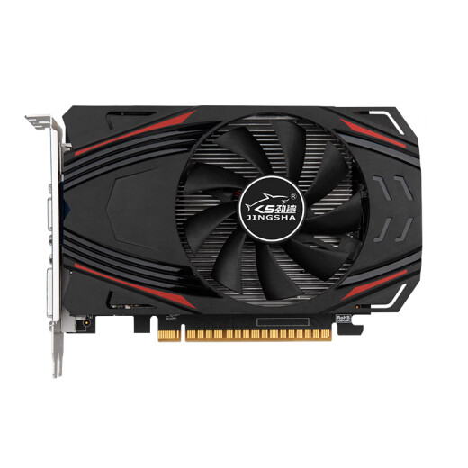 
Jinsha RX550/GTX960/GTX1050TI/GTX1060 desktop new graphics card office design e-sports 3A gaming brand new semi-height independent graphics card desktop graphics card GTX750TI D5 4G large fan
