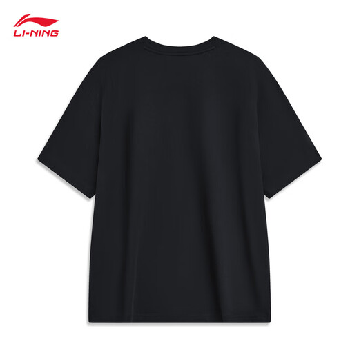 T-shirt à séchage rapide 丨 T-shirts à manches courtes antibactériens à manches courtes pour les hommes et les femmes du même style extérieur en coton simple résistant à lavage [couple en coton tricoté modèle 695] noir-9 m
