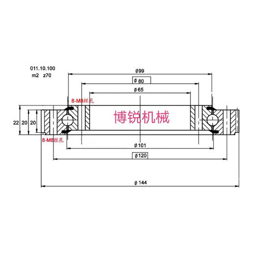 011 Spot external gear slewing support, small turntable slewing bearing, large mechanical equipment slewing support 01110100 free small gear