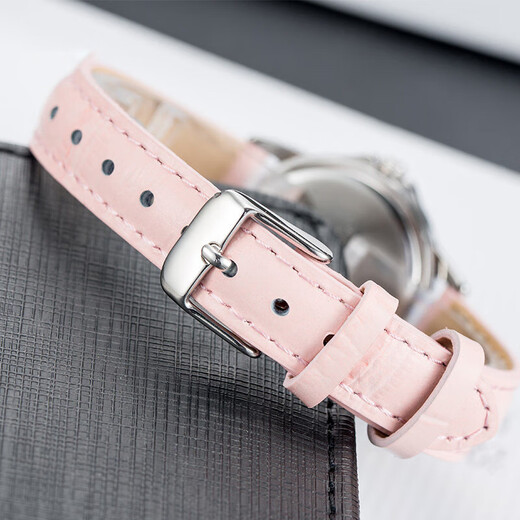 
Casio (CASIO) watch for men and women, classic square couple multifunctional sports waterproof Japanese and Korean watch birthday gift LTP-1391L-4A pink leather strap