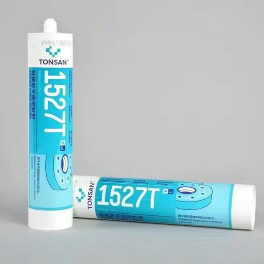 XMSJ可赛新 TONSAN天山1587密封胶 1596 1598 1592硅橡胶平面密封剂耐 1587(310ml)