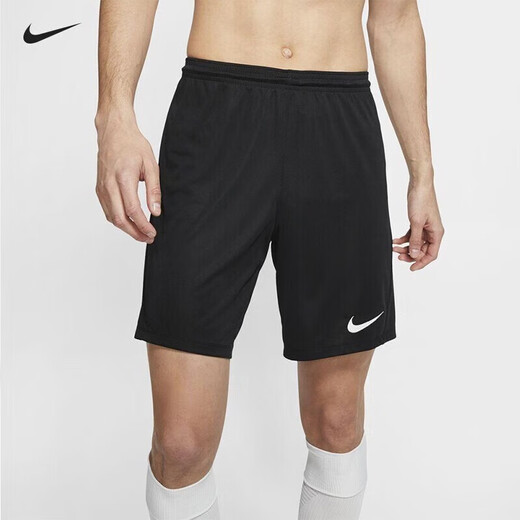 Nike (NIKE) shorts men's pants summer new sports pants casual pants loose comfortable breathable fitness training quick-drying woven pants BV6856-010 black M