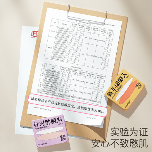 GOOODS-360 Matte Double Eyelid Sticker, a traceless and super invisible natural double eyelid sticker, specially designed for beautiful eyes with double swollen eyes