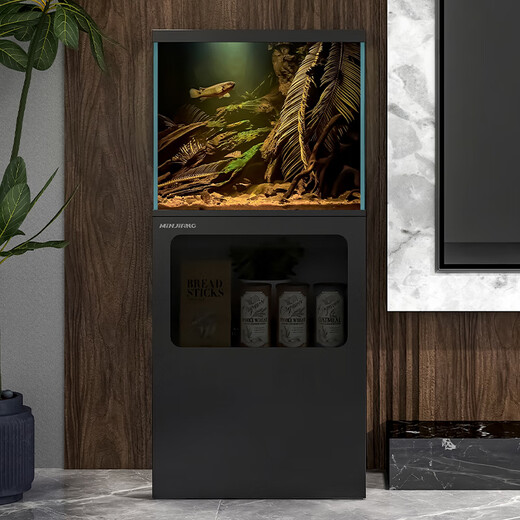Fujian Jiang (minjiang) fish tank aquarium living room home back filter ultra-white glass landscaping goldfish tank koi ecological tank desktop fish tank SJ-400 set fish tank + storage cabinet (black) Fujian Jiang (minjiang) fish tank aquarium living room home back filter ultra-white glass landscaping goldfish tank koi ecological tank desktop fish tank SJ-400 set fish tank + storage cabinet (black)