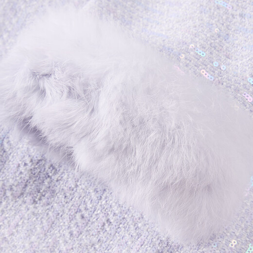 MiniPeace Children's Winter Women's Dress F2FAE4220 Light Soft Purple 130 cm