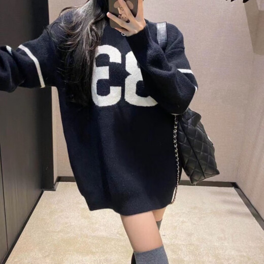 Ayanting Eagle Maternity Suit Autumn and Winter New Korean Style Sweater Digital Sweater Digital Knitt All-Match Loose Sweater de maternidad de gran tamaño 7374 Top [Single] XXL [140-170Jin [Jin iguala 0.5 kg]]]