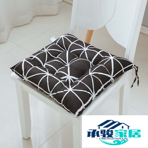 Jia Xiaoyou 2023 new butt pad sedentary artifact thickened floor seat cushion chair chair cushion stool home cushion buttocks vertical strip 40*40cm (thickened double straps)