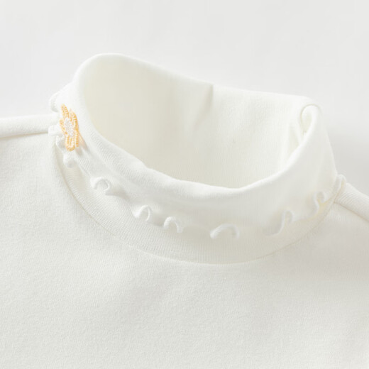 David Bella children's long-sleeved T-shirt autumn clothing girls fashionable turtleneck lace top bottoming shirt