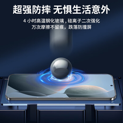 Keklle [zweiteiliges Paket] Geeignet für Redmi K70/K70PRO/70E Anti-Peeping Tempered Film Redmi K70 Mobilfunkfilm Filmschutz Film Ultra-dünn Anti-Peeping-Vollbild-Anti-Fall-Fingerabdruck