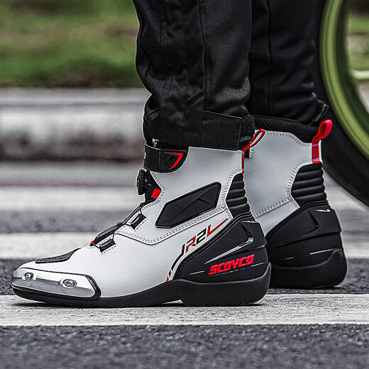 SCOYCO motorcycle riding boots rally boots motorcycle anti-fall shoes knight competition road racing shoes four seasons MR002-2