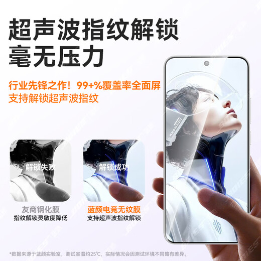 Lanyan full screen customization, suitable for Red Magic 11pro+ tempered film 11pro mobile phone film without black edges, e-sports game plating, full screen coverage, protective lens back film, dustproof net, 2 pieces | HD tempered film, full screen coverage | top with anti-fall, suitable for Red Magic 11pro/pro+