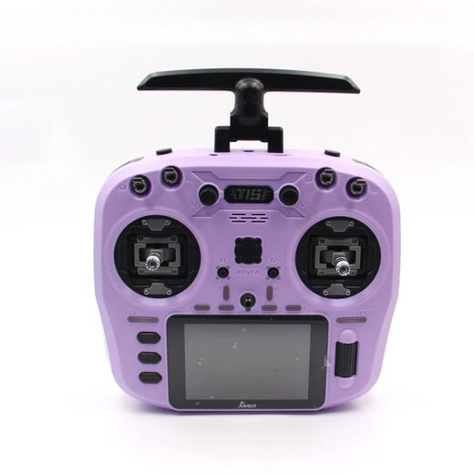XMSJJumperT15彩屏遥控器2.4G霍尔摇杆RDC航模开源控915M远航穿越机 魔法紫标配21700电池 T15915HL霍尔摇杆