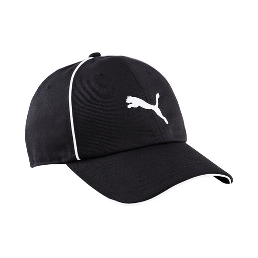 彪马（PUMA）户外遮阳休闲刺绣棒球帽鸭舌帽男女新款运动帽024814 黑色-白-01 ADULT