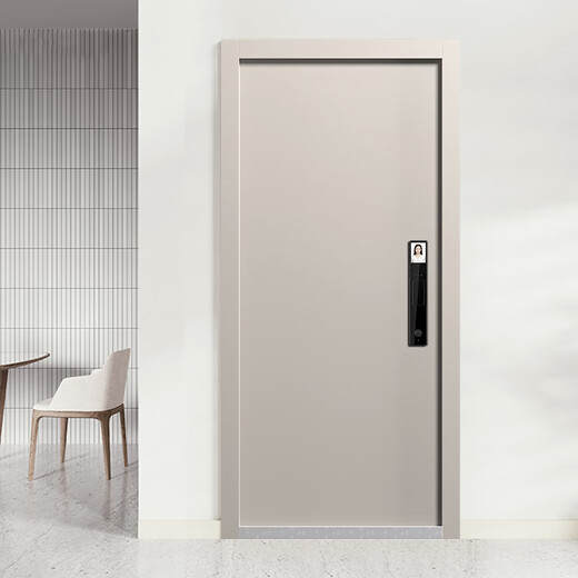 OUDILE (OUDILE) Interior and exterior two-color Class A security door entrance door + sound insulation foam filling and high-rise safety door entrance door mother door + smart fingerprint lock Fully automatic intelligent lock 2150*1050-2250*960