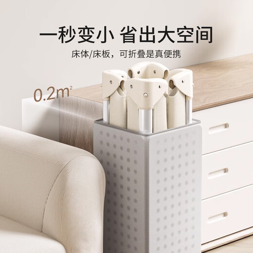 Yeehoo Neugeborenes Baby Kinderbett Spleißen großes Bett tragbares Bett Multifunktions Windel Windel Faltbares mobiles Babybett Multifunktionales Babybett