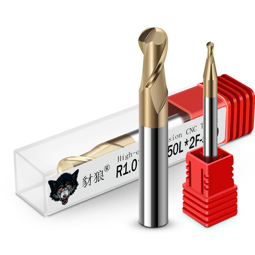 60 degree 2-edge tungsten steel ball end mill extended spherical ball cutter R0.5 2.5 3 4 5 6 steel parts alloy steel cast iron R4*16*8*60*2F*60S steel