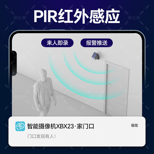 Plug-Free-Batterie AI-Kamera Innen- und Außenhausmonitor 360 Grad ohne tote Winkel mit Nachtsicht Panoramablick ohne Internetzugang Maoyan Mobile Remote WiFi