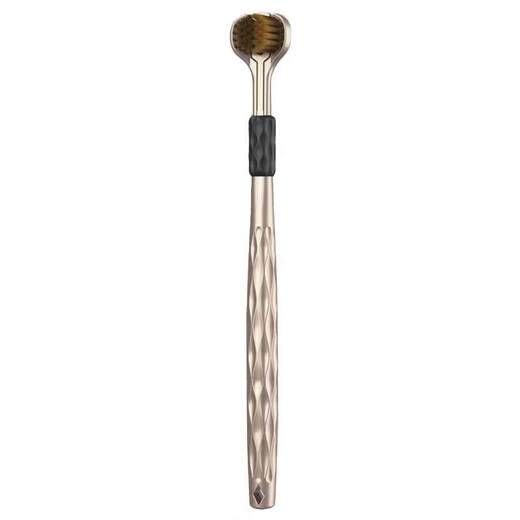 Brosse à dents à trois côtés à poil à la brosse à dents molle spéciale pour les hommes et les femmes enveloppez la décoration de maison à trois têtes ménage à 3 faces de nettoyage à 360 degrés poils doux 1 pièce