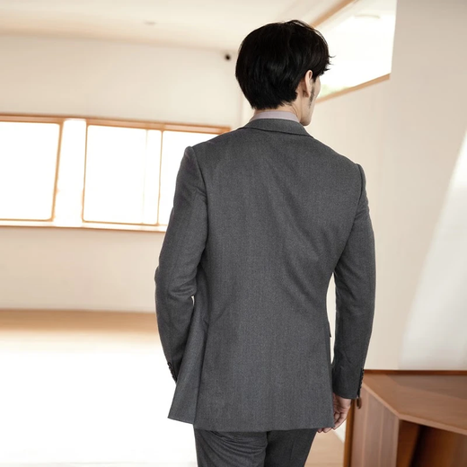 VICUTU suit top men's comfortable and trendy business commuting and travel casual suit gray 170/92B