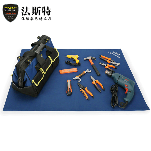 FASITE tool pad thickened cleaning housekeeping repair tool bag pad waterproof canvas wear-resistant pad 1x1.4 meters