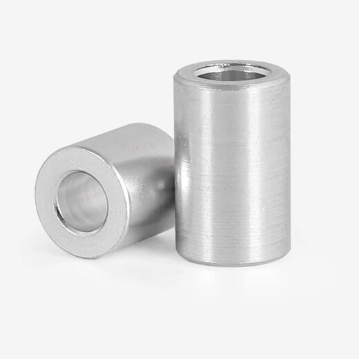 Bingneng metal aluminum sleeve gasket shaft sleeve aluminum alloy sleeve thickened round flat washer model screw spacer isolation column 6.5*outer diameter 20*8 10 pcs