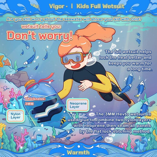 Changsang wetsuit men's trendy diving long-sleeved thermal suit 3mm jumpsuit for men and women thickened cold-proof snorkeling winter bright yellow back zipper wetsuit 3mm surfing wetsuit M M16YE2