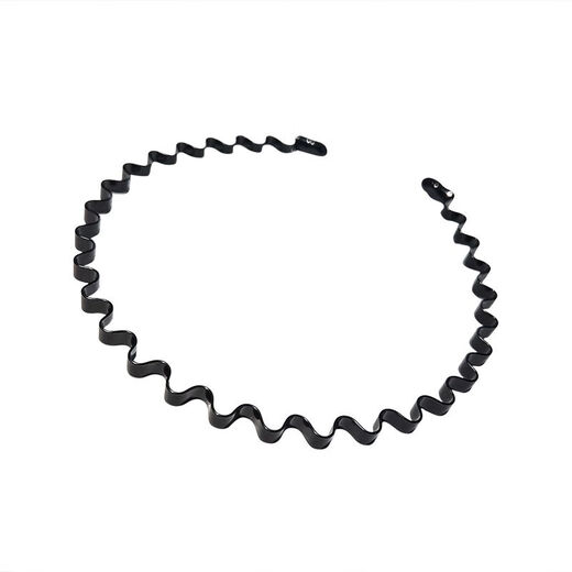 MIILOVA men's hairband men's broken hair clip sports hairband men's wavy hairband hairband hair clip short hair tie 3mm wavy hairband
