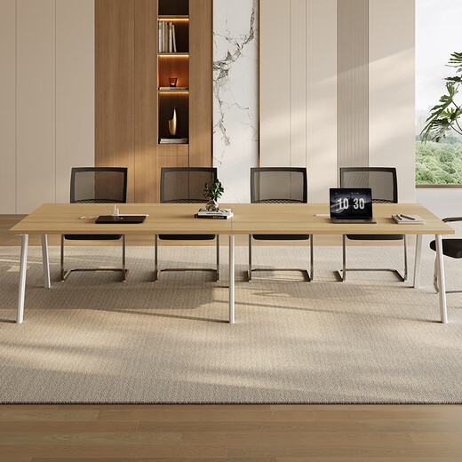 Shuxuan (SHUXUAN) conference table long table conference room office desk and chair combination simple training table long table negotiation office furniture