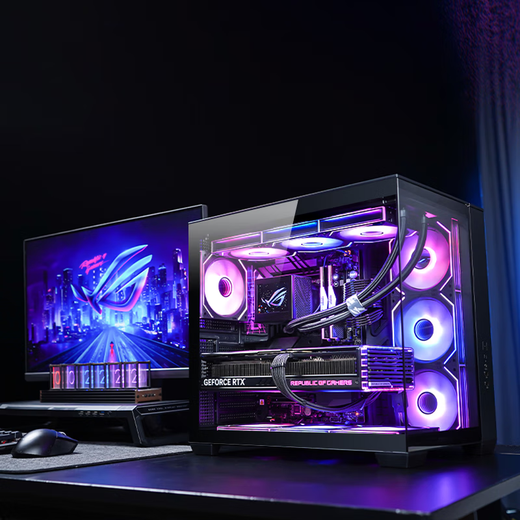 ASUS Family Bucket Ultra 7 265KF/RTX5060/32G/1T/WiF6/Water Cooling/Play Delta Game Computer Host Assembly Computer Desktop Computer Complete Machine