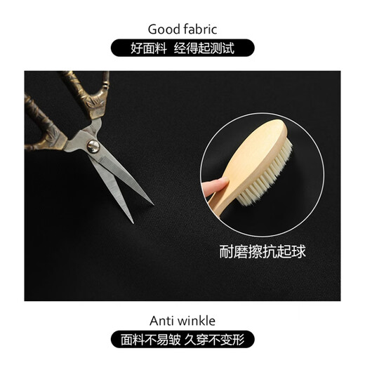 Yi Shangmei black suit pants women's spring, autumn and winter new commuter professional straight-leg small loose casual wide-leg pants L