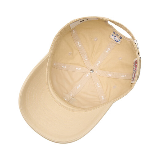 MLB hats men's and women's baseball caps four seasons large standard soft top cap sports 3ACP6601N-07BGS-F/beige