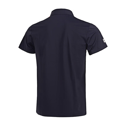 李宁李宁乒乓球服荣耀polo衫国服男款夏天运动服短袖休闲简约扣子衫 APLV675-1 幽蓝 M 170