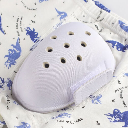 Cubierta protectora especial para la ropa interior infantil después de la cirugía cirugía de prepucio para recuperarse de pantalones cortos protectores de dinosaurio verde y amarillo 11025 a 33 Jin [Jin equivale a 0.5 kg]