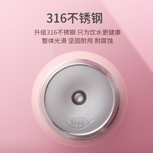 广州新力保温杯男女士品家家品保温壶定制logo大容量商务泡茶便携 新力3527(白色) 450ml 旋盖直