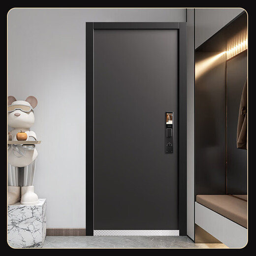 OUDILE (OUDILE) Hochwertiger Klasse A Security Door Entrytor Goled +2050*1050/2150*960 +Mechanisches Schloss