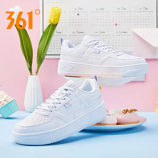 361 grados zapatos para mujeres zapatos deportivos zapatos de primavera y verano zapatos blancos bajos livianos zapatos casuales 361 grados zapatos para mujeres 361 grados blancos/agales-6623 35