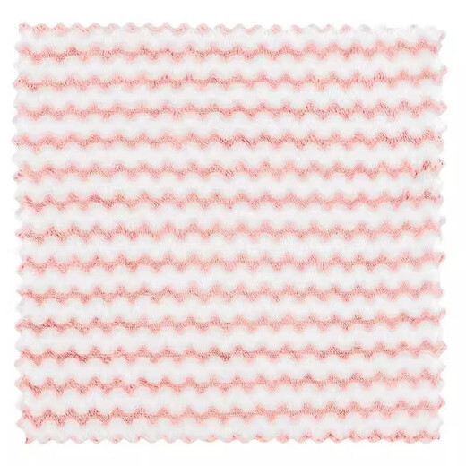 Dishwashing kitchen rag is not easy to get oily, not easy to shed, decontamination scouring pad to wipe table and dishes, thickened towel to absorb water, 10 pieces