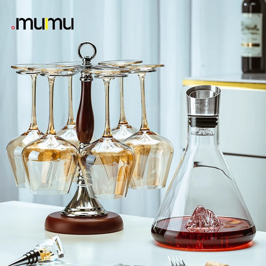 MUMU Light Luxury Red Wine Glass Rack Tower-shaped Goblet Rack Home Creative Hanging Cup Rack