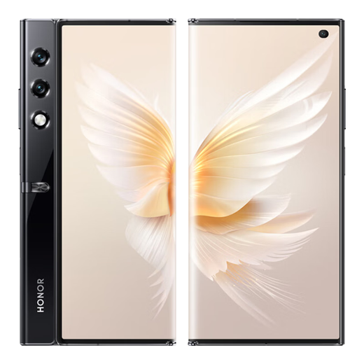[95% neu] Honor V-Geldbeutelklappbildschirm 8,6 mm Ultra-Licht und dünn 2K Ultra-Definition großer Bildschirm 16+512 Ya Schwarzes Foto 5G AI Smartphone [Qualitätsinspektionsbericht]