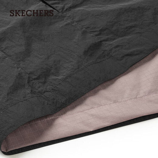 Skechers Unisex Comfortable Reversible Windproof Hood P324U010 Carbon Black/0018 L