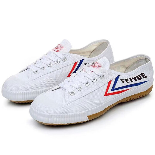 Feiyue 24 new style Dabowen canvas shoes men's shoes body test shoes women's shoes low-top cloth shoes track and field shoes martial arts shoes low-top comfortable white 42