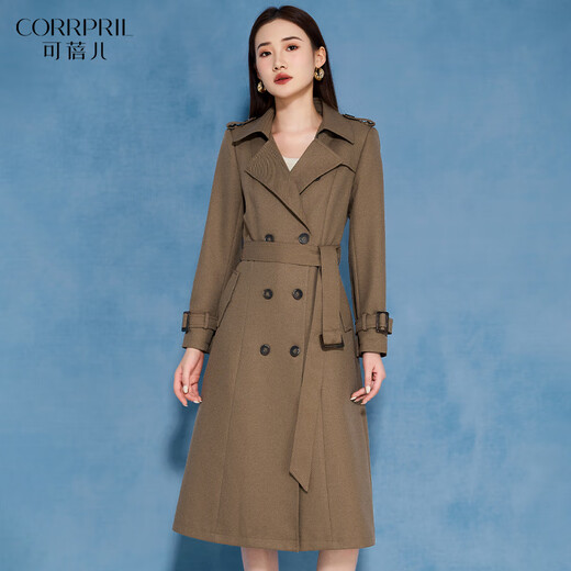 Kebel windbreaker jacket spring and autumn new women's fashion lady ladies high quality classic long coat L