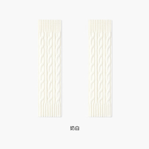 Cotton bamboo house wool socks for women autumn and winter knitted pile socks antibacterial non-slip white jk long tube warm calf socks milk white 1 pair one size fits all 35-39