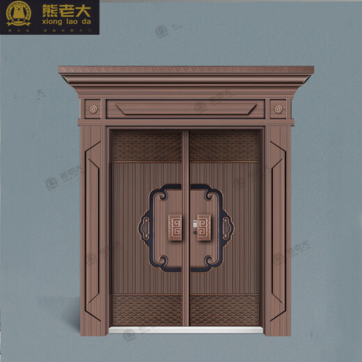 熊老大XLD-K-2015镁合金别墅大门 2580元/平方、门头门柱4800元/套