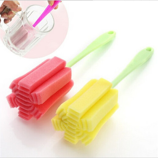 Haushalte Langstorte Becher Pinsel Thermoses Schwamm Reinigungsbecher Reinigung Pinsel Becher Pinsel Flaschenflasche Pinsel Flaschen Pinsel Zufallsfarbe 1