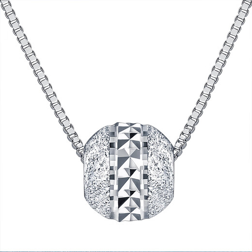 Pt.CharmPt950 platinum pendant transfer beads Passepartout platinum necklace men's and women's couple necklace Valentine's Day New Year's gift If it is not in stock, it can be customized. Take 1.2g as an example