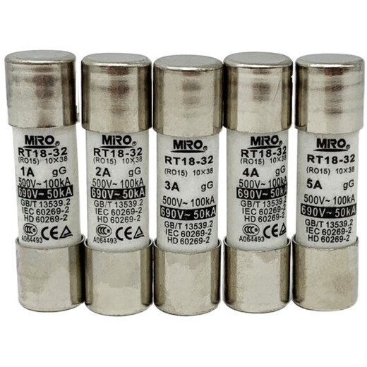 MRORT18-32熔断器10*38 R015 0.5A-32A陶瓷保险丝管500V 690V 4A(10*38)