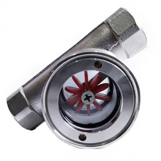SG-YL11-1 stainless steel eccentric impeller sight glass 304S 316L stainless steel flow indicator tube sight cup positive 304S stainless steel DN8 eccentric type