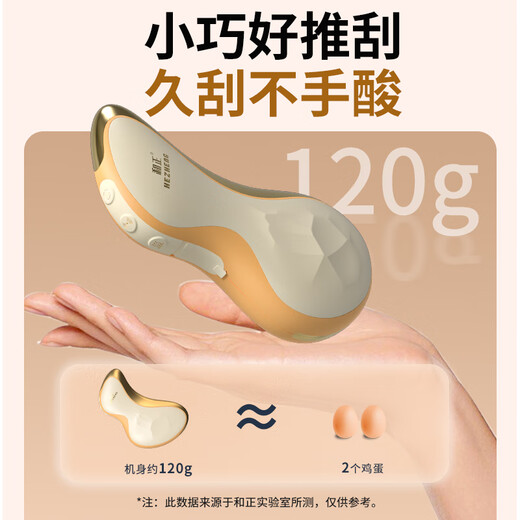 Hezheng Electric Gua Sha Instrument, Electric Gua Sha Board, Shaving Instrument, Massager, Full Body Massage Hot Compress Gua Sha Artifact, Birthday Gift for Girlfriend, Parents, Elders G2